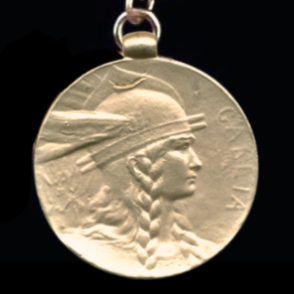 The Goddess Gallia Bravery Link Necklace - Gold
