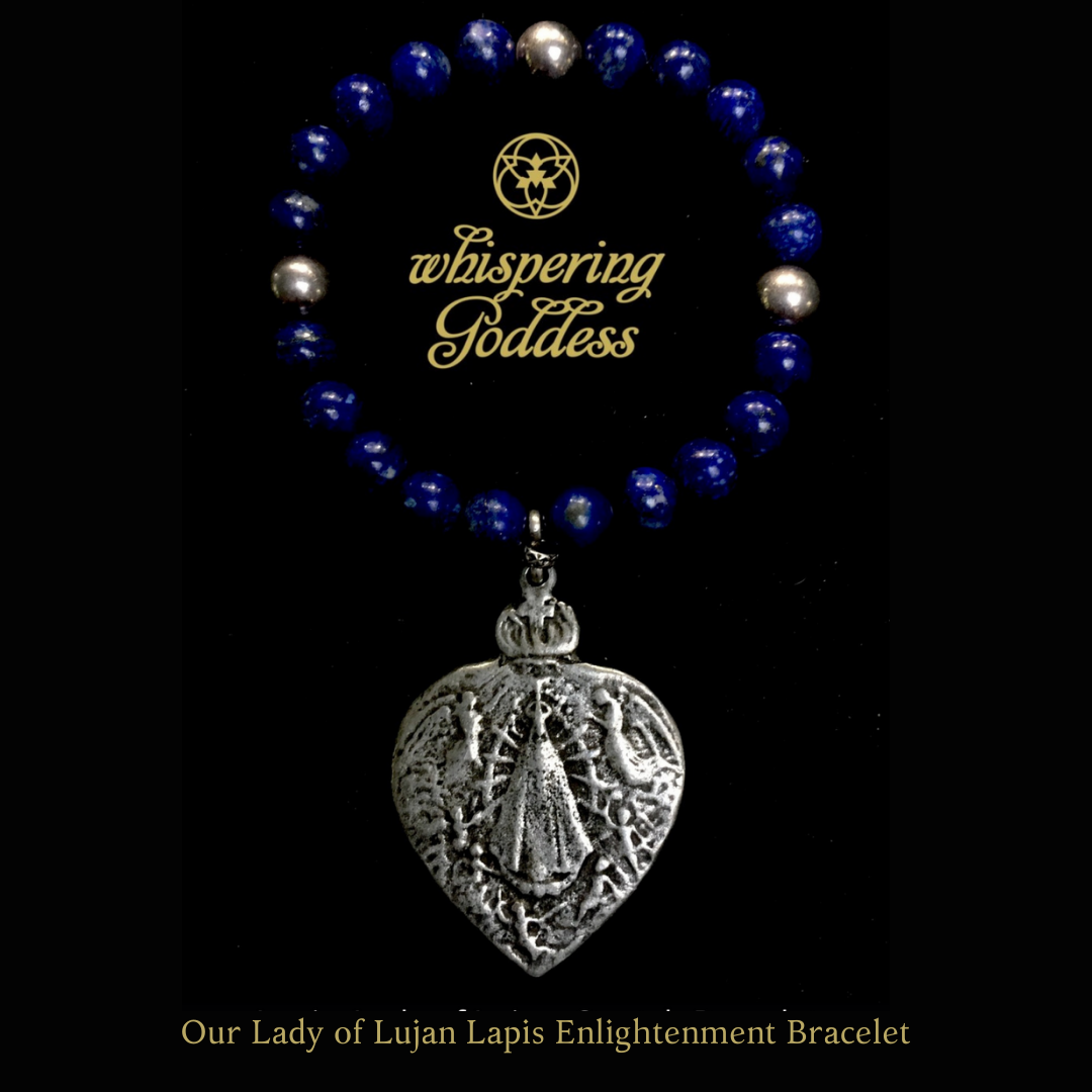 Our Lady of Lujan  Enlightenment Bracelet in Lapis Lazuli