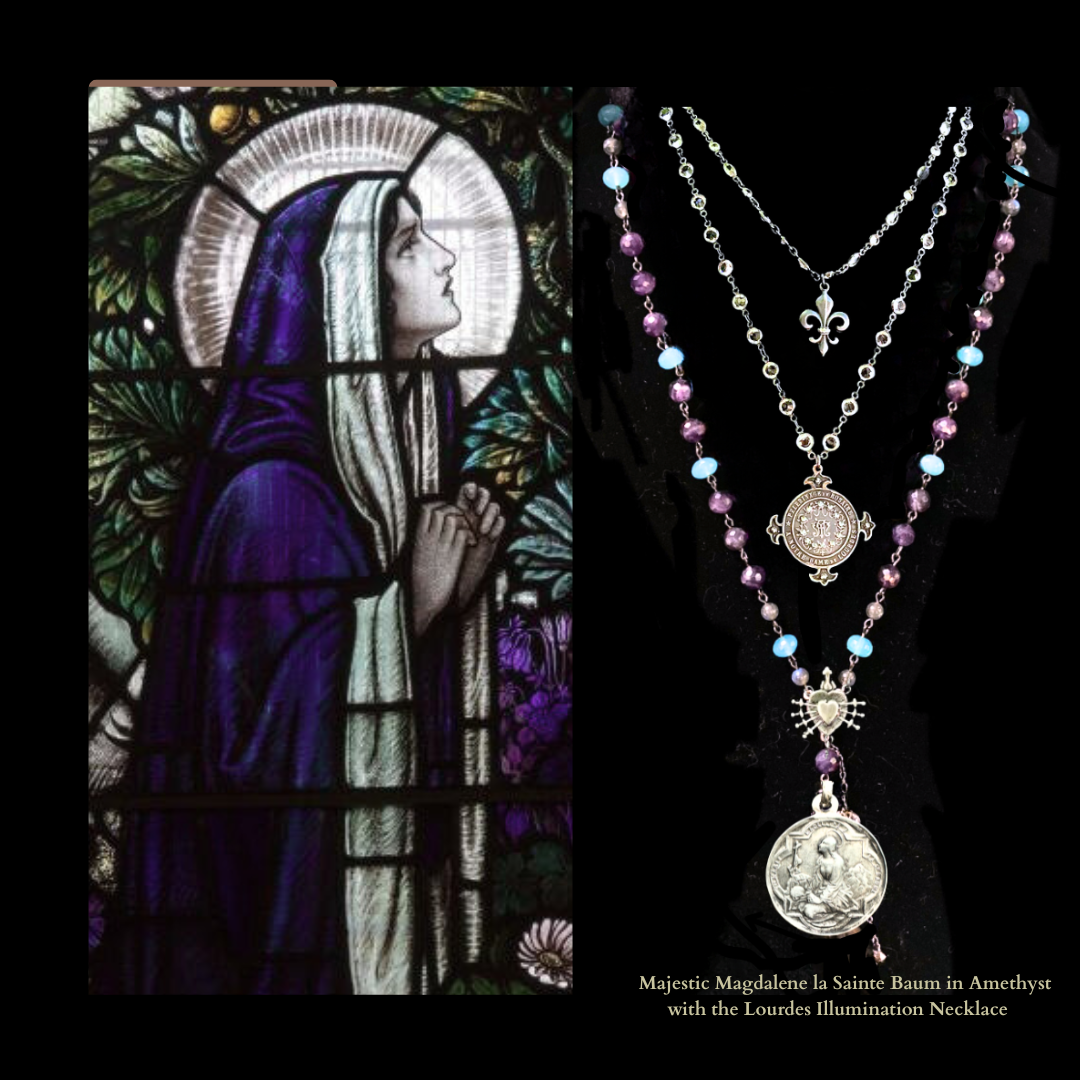 New! The Majestic Mary Magdalene a la Sainte-Baume Medallion