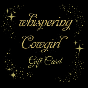 Whispering Cowgirl Gift Card