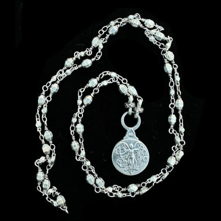Petite Nike The Goddess of Victory Necklace - Sterling Silver 28