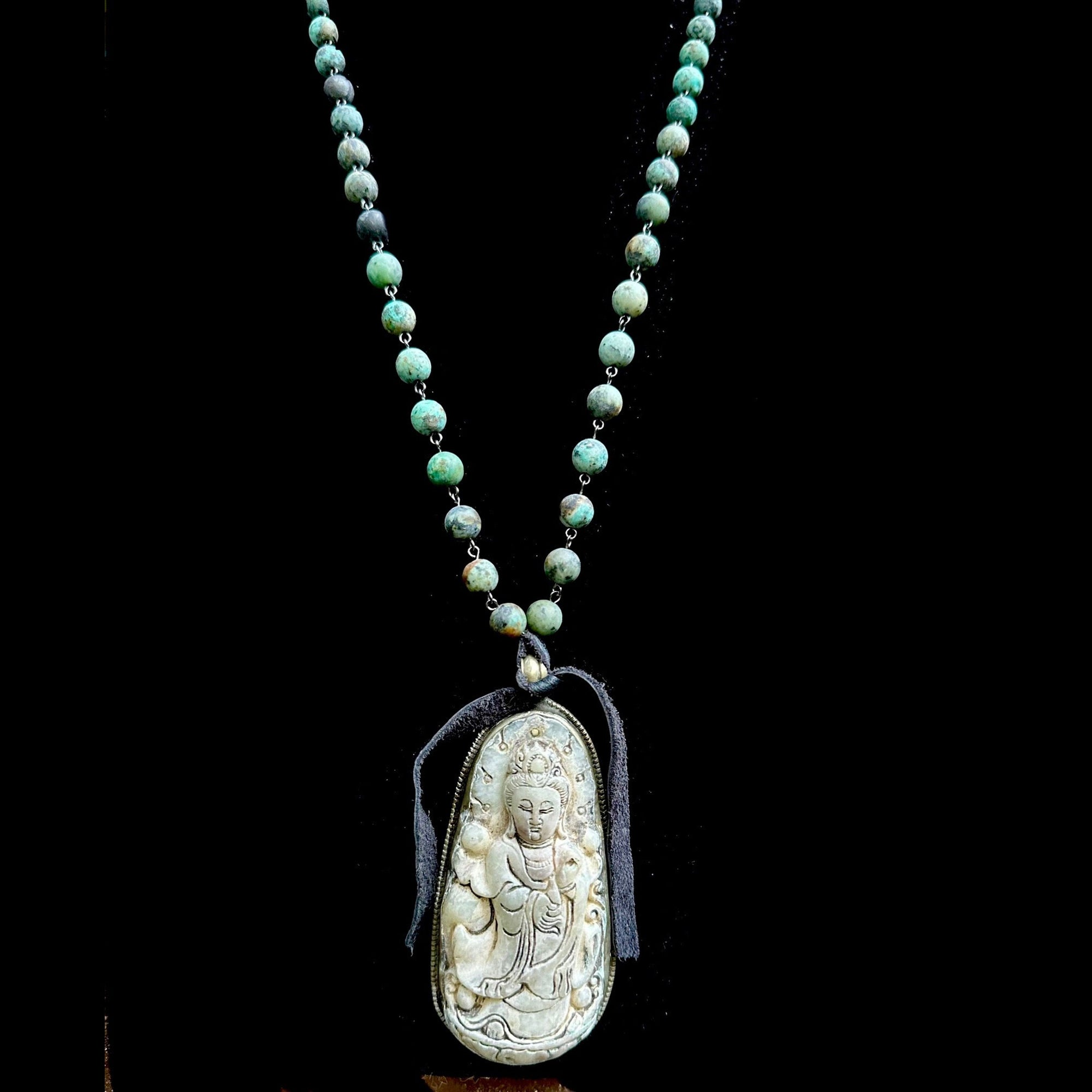 Kwan Yin the Goddess of Mercy and Compassion Necklace