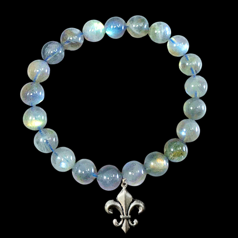 Labradorite Fleur de Lis S Enlightenment Bracelet