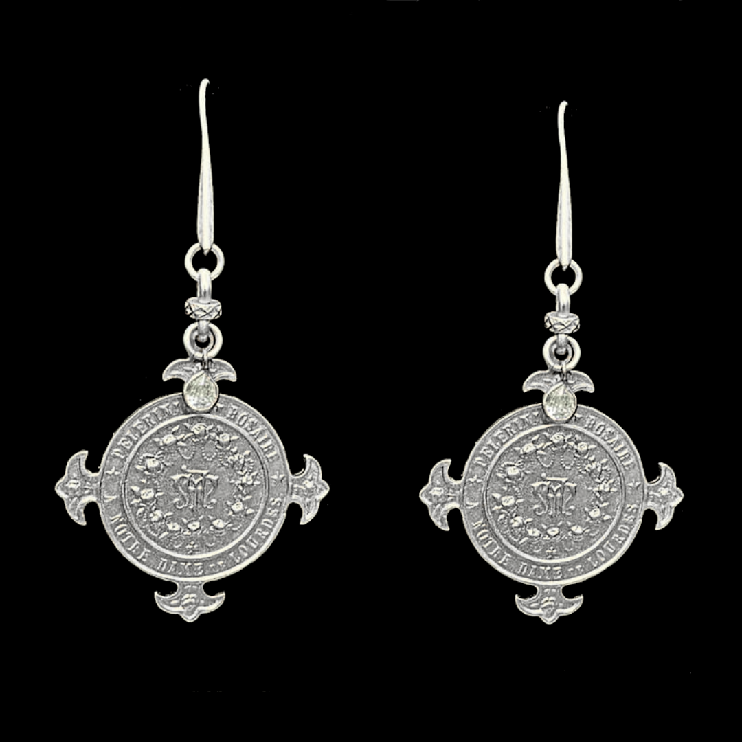 Lourdes Illumination Earrings in Silver