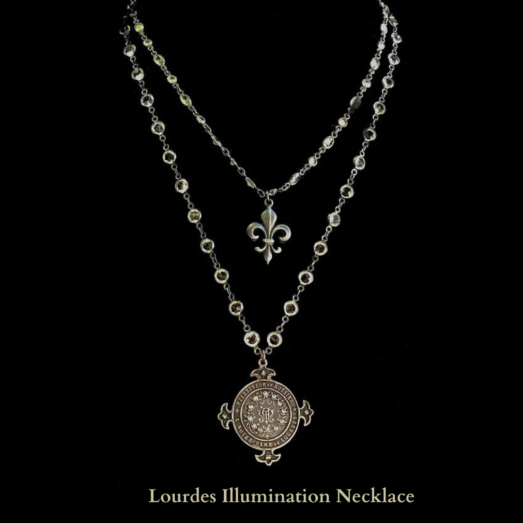 Lourdes Illumination Earrings in Silver