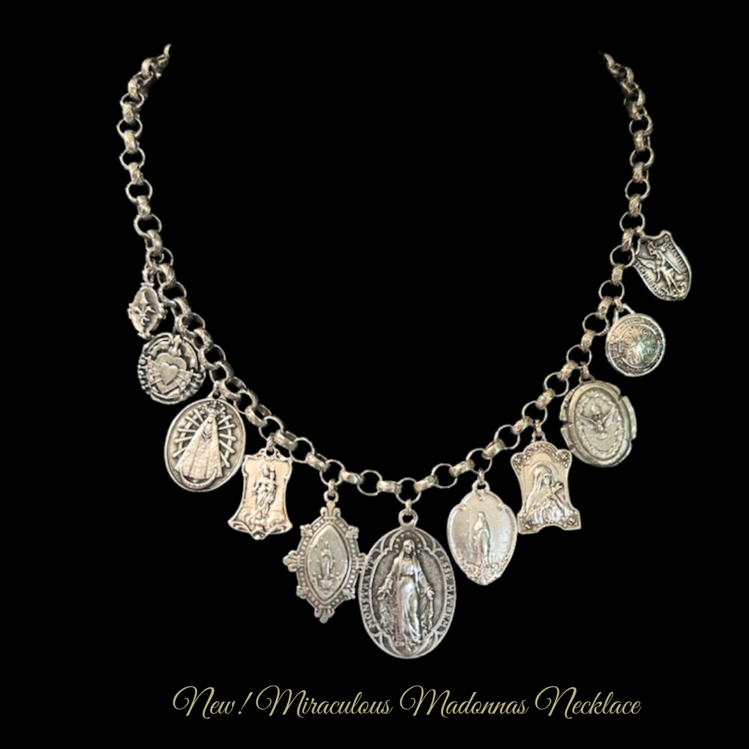 Miraculous Madonnas Charm Necklace