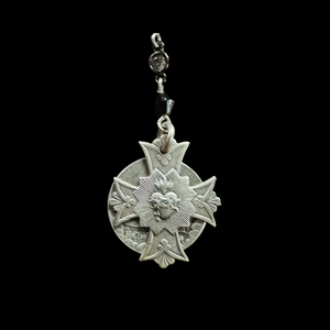 Our Lady of Chartres Black Madonna Rosary Necklace