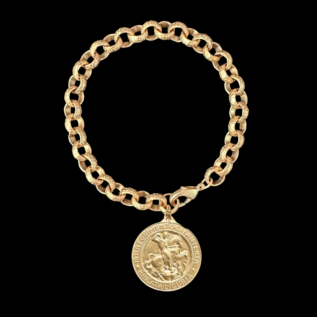 Saint George Medieval Chain Bracelet