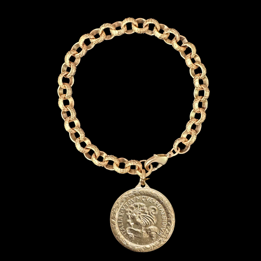 Saint George Medieval Chain Bracelet
