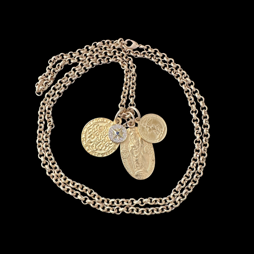 Bellatrix Mantle of Saint Cecilia Necklace  - Gold