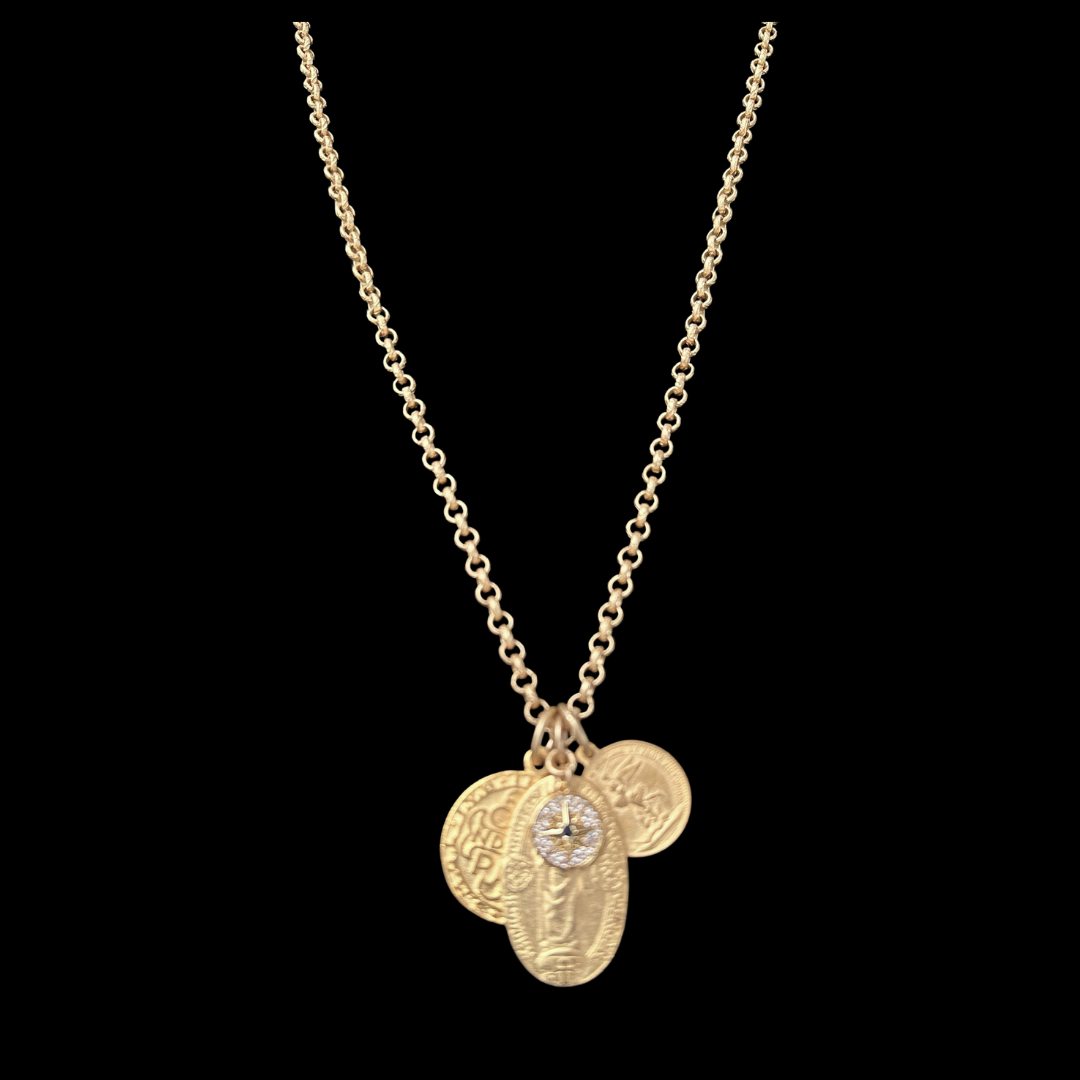 Bellatrix Mantle of Saint Cecilia Necklace  - Gold