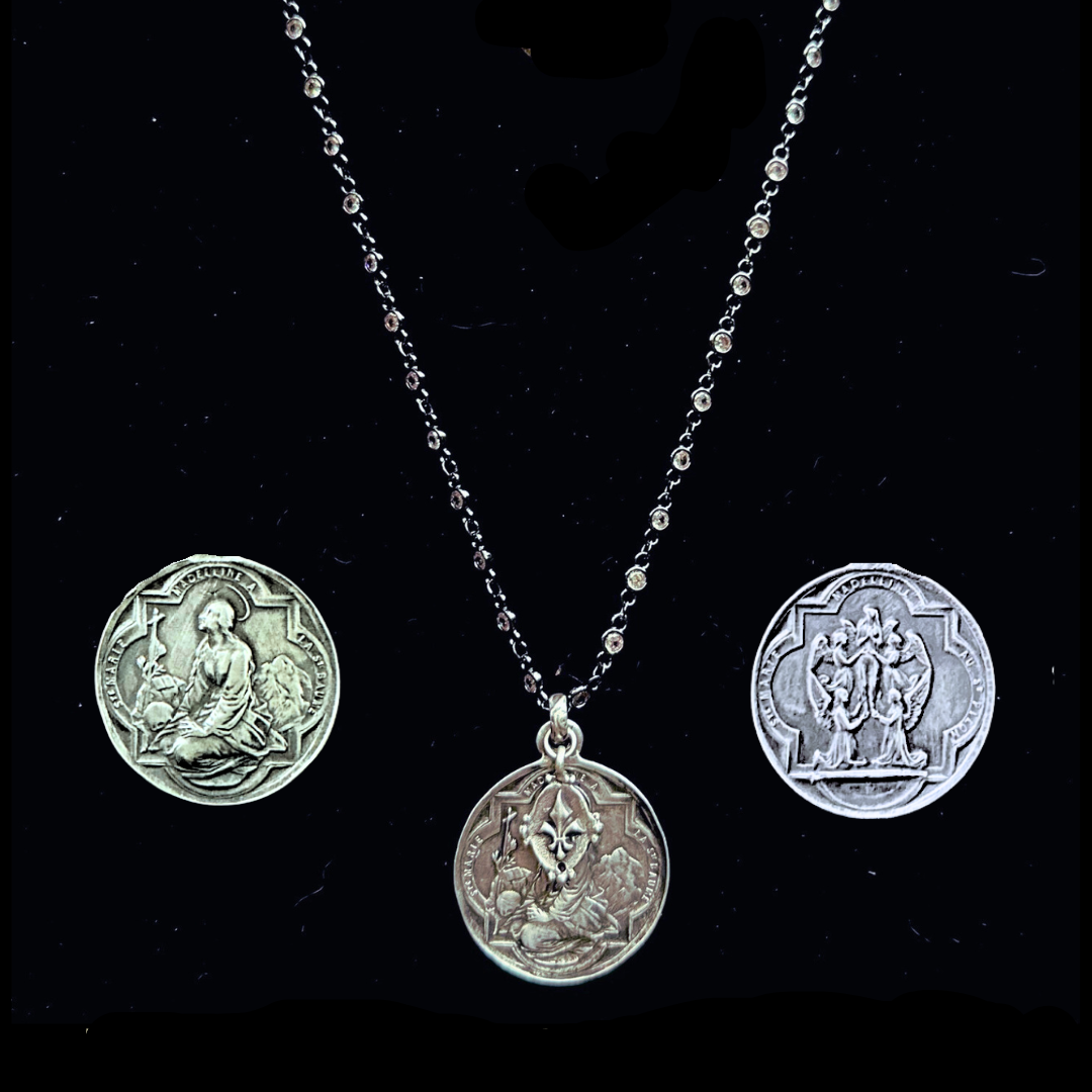 The Mystical Mary Magdalene at la Sainte-Baume in Channel Set Crystals.