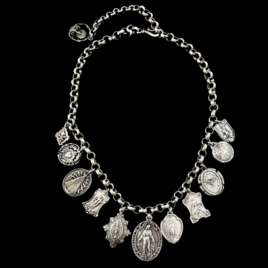 Miraculous Madonnas Charm Necklace