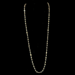 Fleur de Lis Cascade Chain Necklace