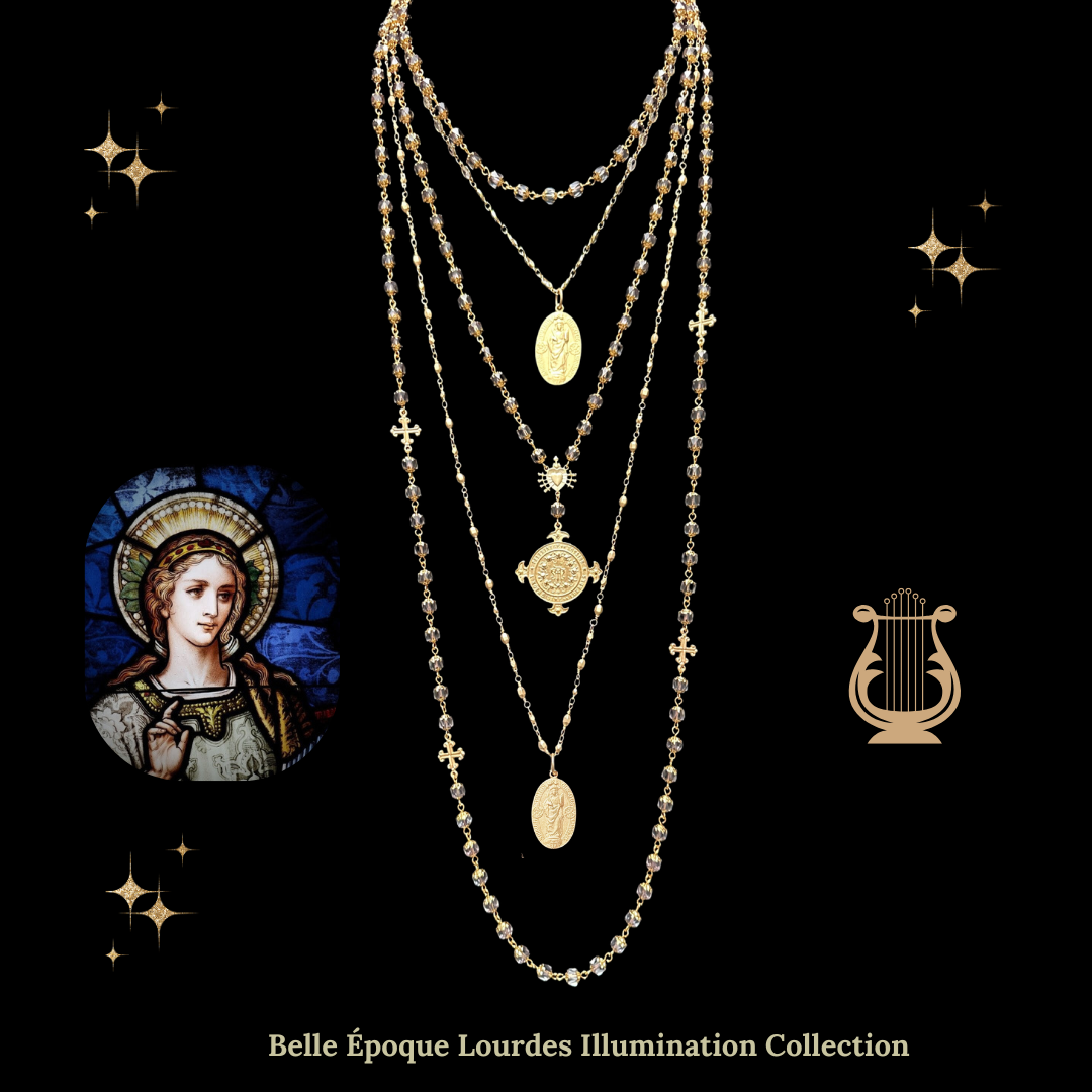 The Belle Époque Single Strand Sainte-Cécile Necklace 