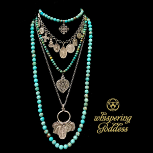 The Endless Faceted Turquoise Necklace