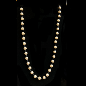 Mystique Saint Michael Vintage Pearl Necklace