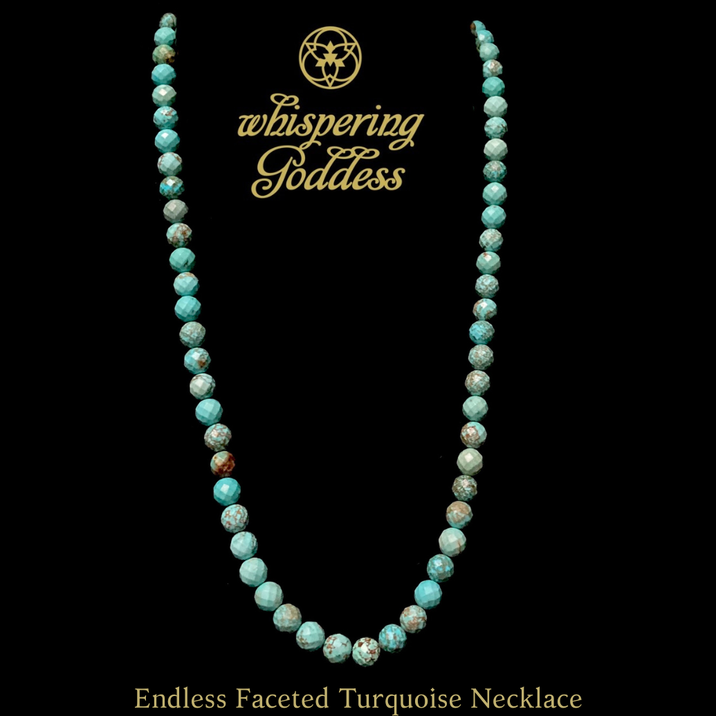 The Endless Faceted Turquoise Necklace