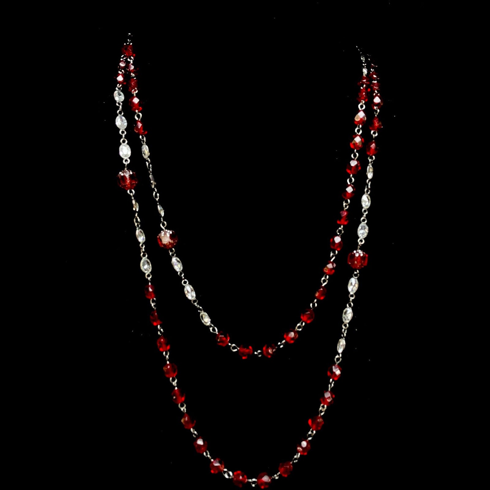 Sacred Heart Ruby Ritual Sacred Heart Necklace /  Wrap Bracelet  by Whispering Goddess