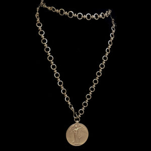 Victoria Eternity Link Chain Necklace - Gold