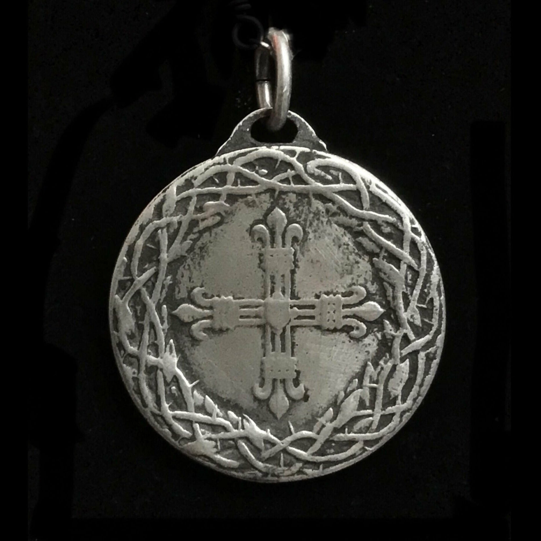 Joan of Arc the Liberator Medal Necklace - Sterling Silver