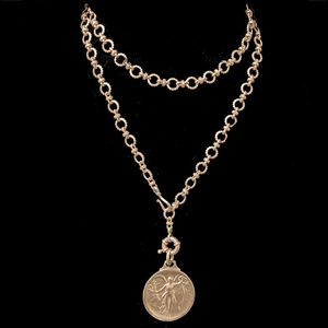 Nike Eternity Link Chain Necklace - Gold