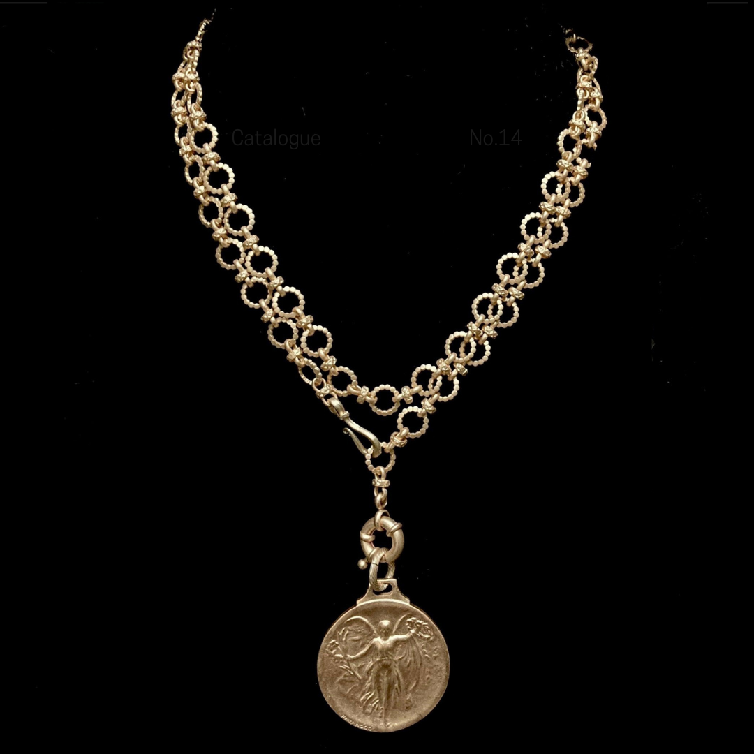 Nike Eternity Link Chain Necklace - Gold