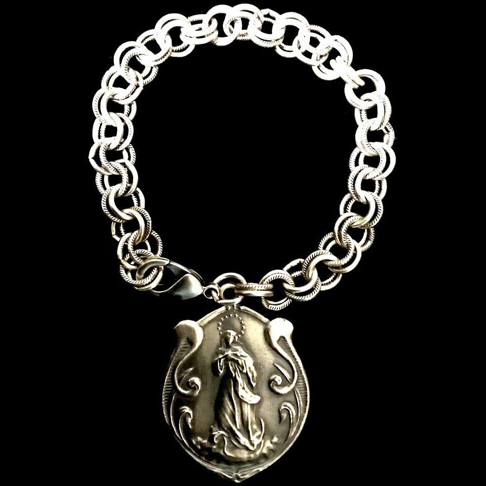 Madonna, Holy Mother Vintage Charm / Pendant