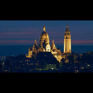Sacré-Cœur Trinity Necklace in Garnet by Whispering Goddess