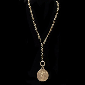 Nike the Goddess of Victory Double Cable Chain Necklace