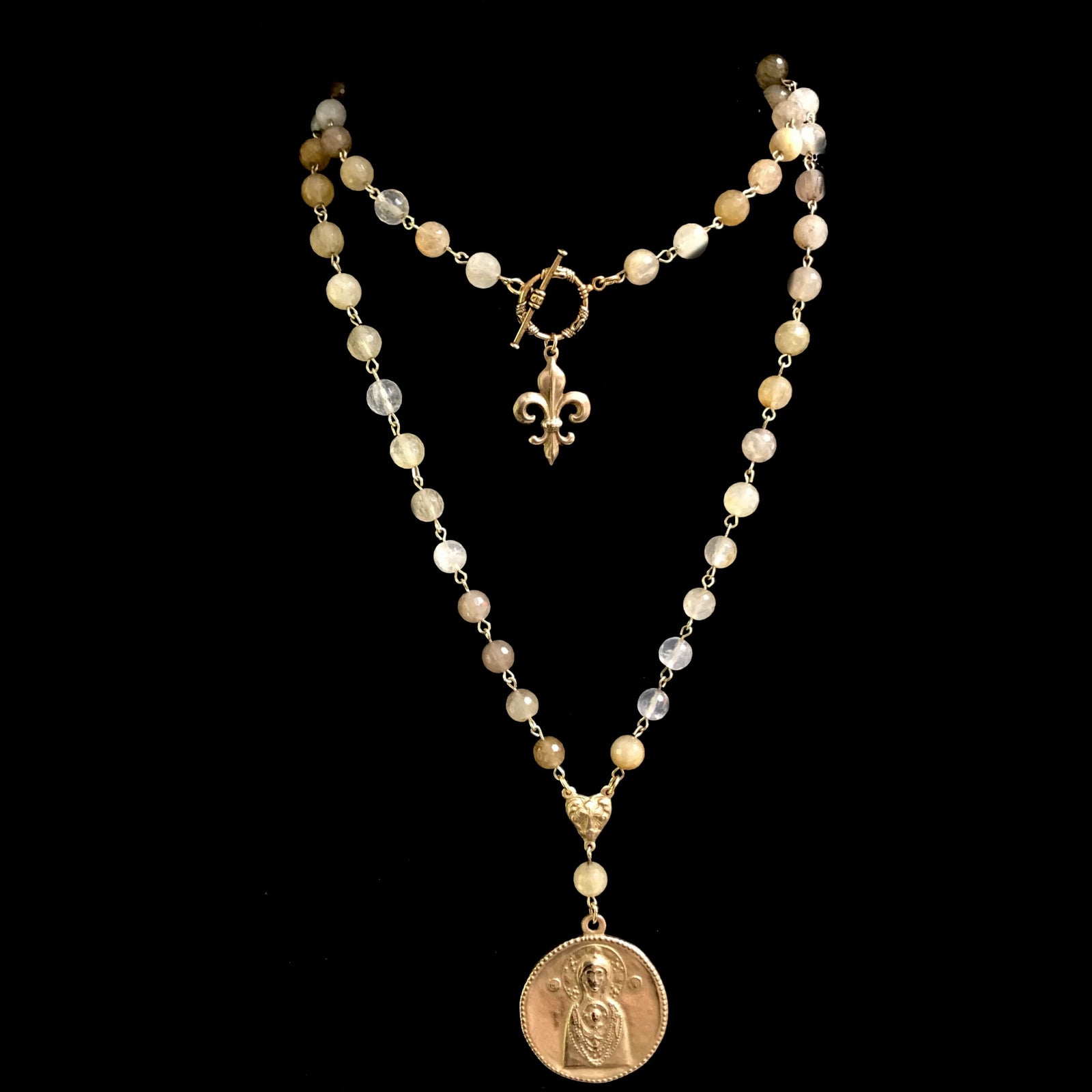 Seat of Wisdom Necklace in Citrine by Whispering Goddess