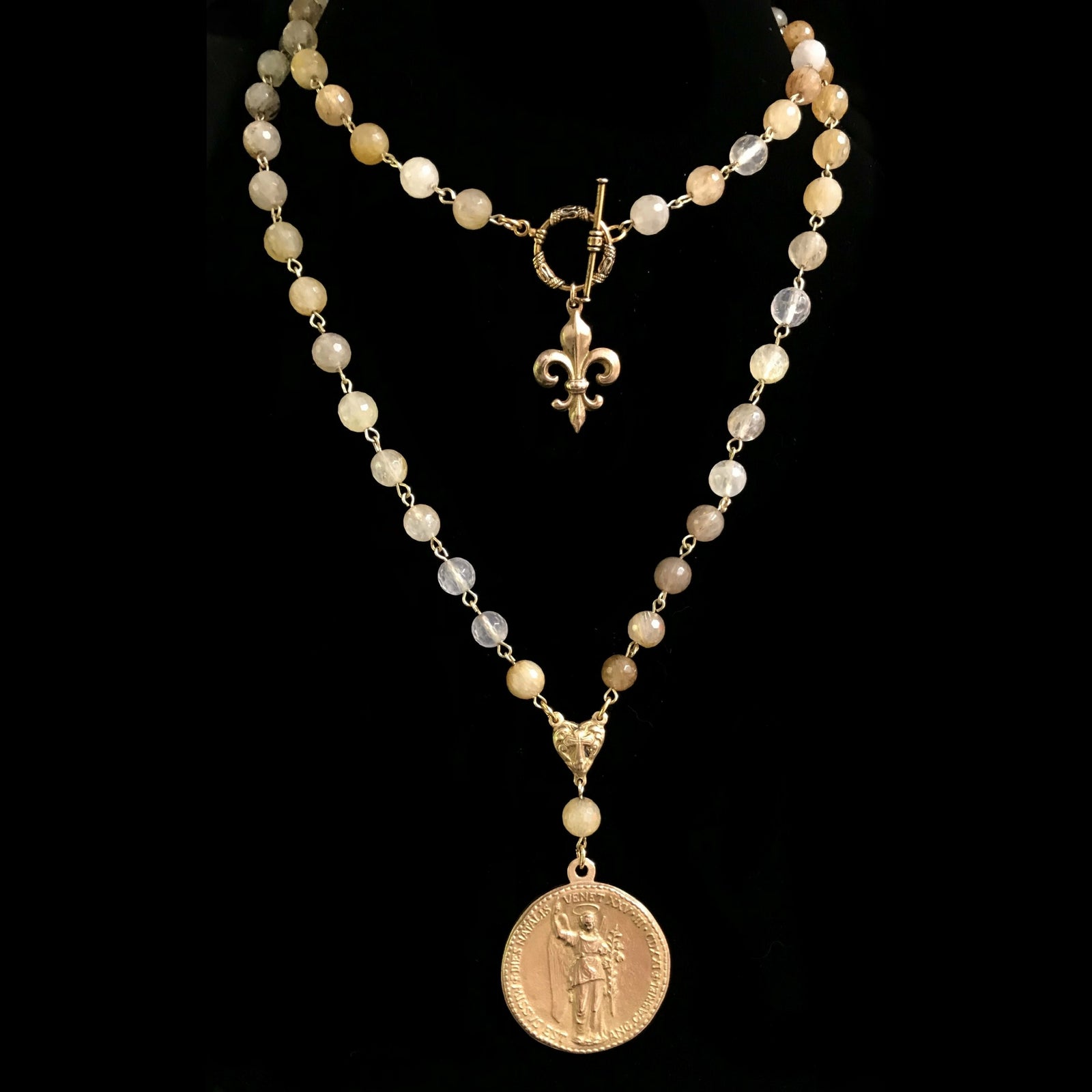 Seat of Wisdom Necklace in Citrine by Whispering Goddess