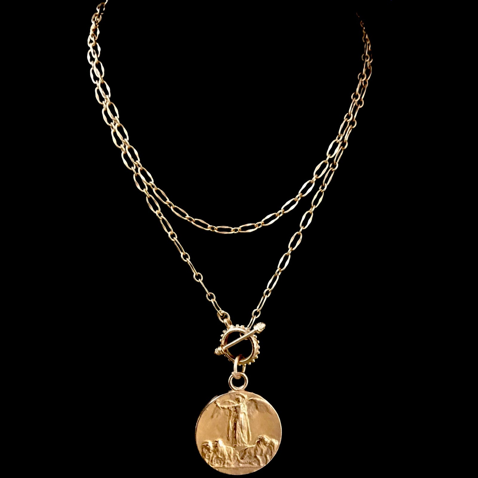 Victoria the Peace Angel Wisdom Chain Necklace by Whispering Goddess