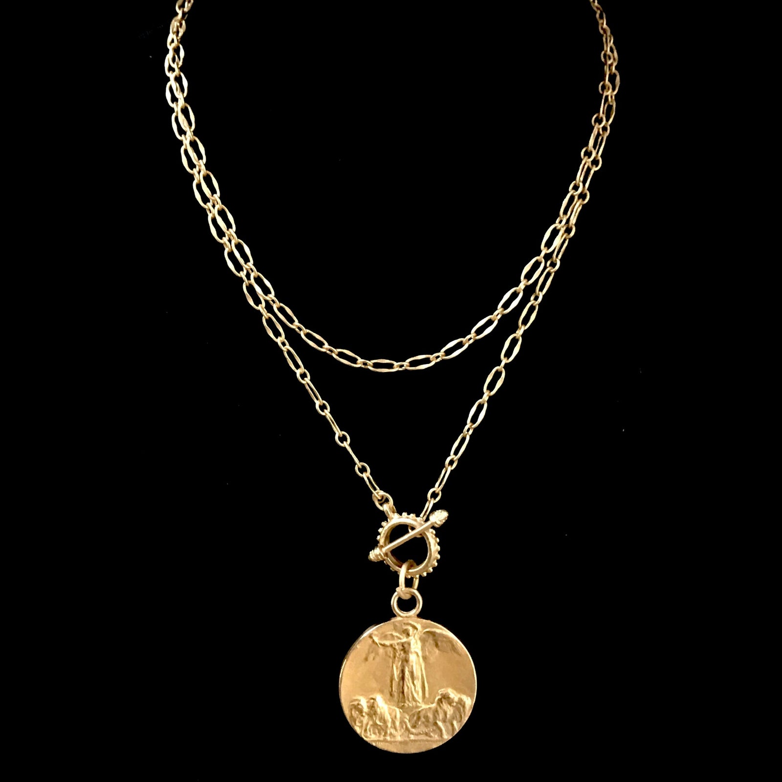 Victoria the Peace Angel Wisdom Chain Necklace by Whispering Goddess